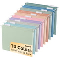 SUNEE Hanging File Folders, 50 Pack Letter Size Hanging Kit