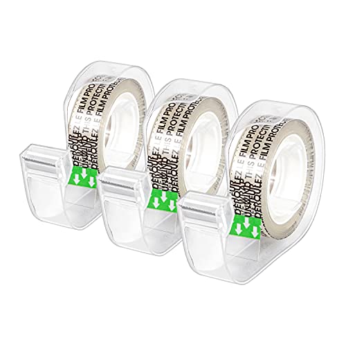 Eco-Friendly Basics Double Sided Permanent Tape with Dispenser, Narrow Width, 1/2 Kit