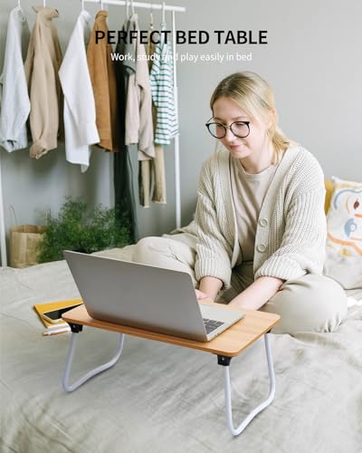 Minimalist Ruxury Foldable Lap Desk Laptop Stand Bed Desk Set