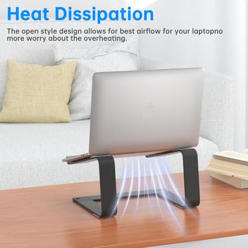 Smart Home Laptop Stand for Desk Portable Computer Riser Metal Notebook